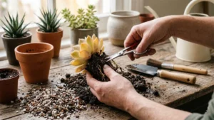 How to Save an Overwatered Succulent with Yellow Leaves